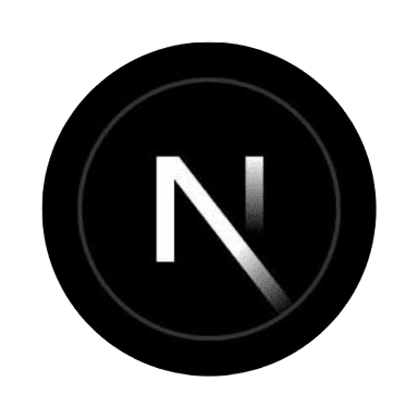 Next.js logo sticker